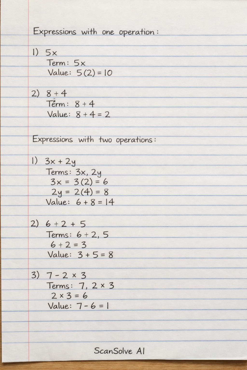 Handwritten step-by-step solution preview