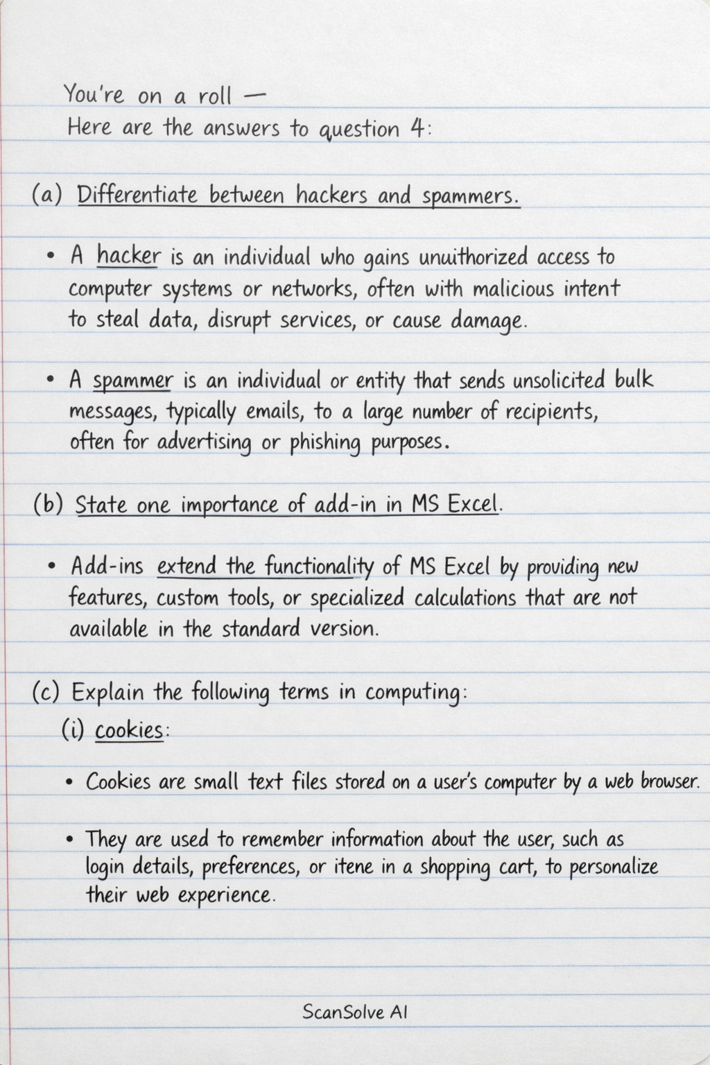 Handwritten step-by-step solution preview