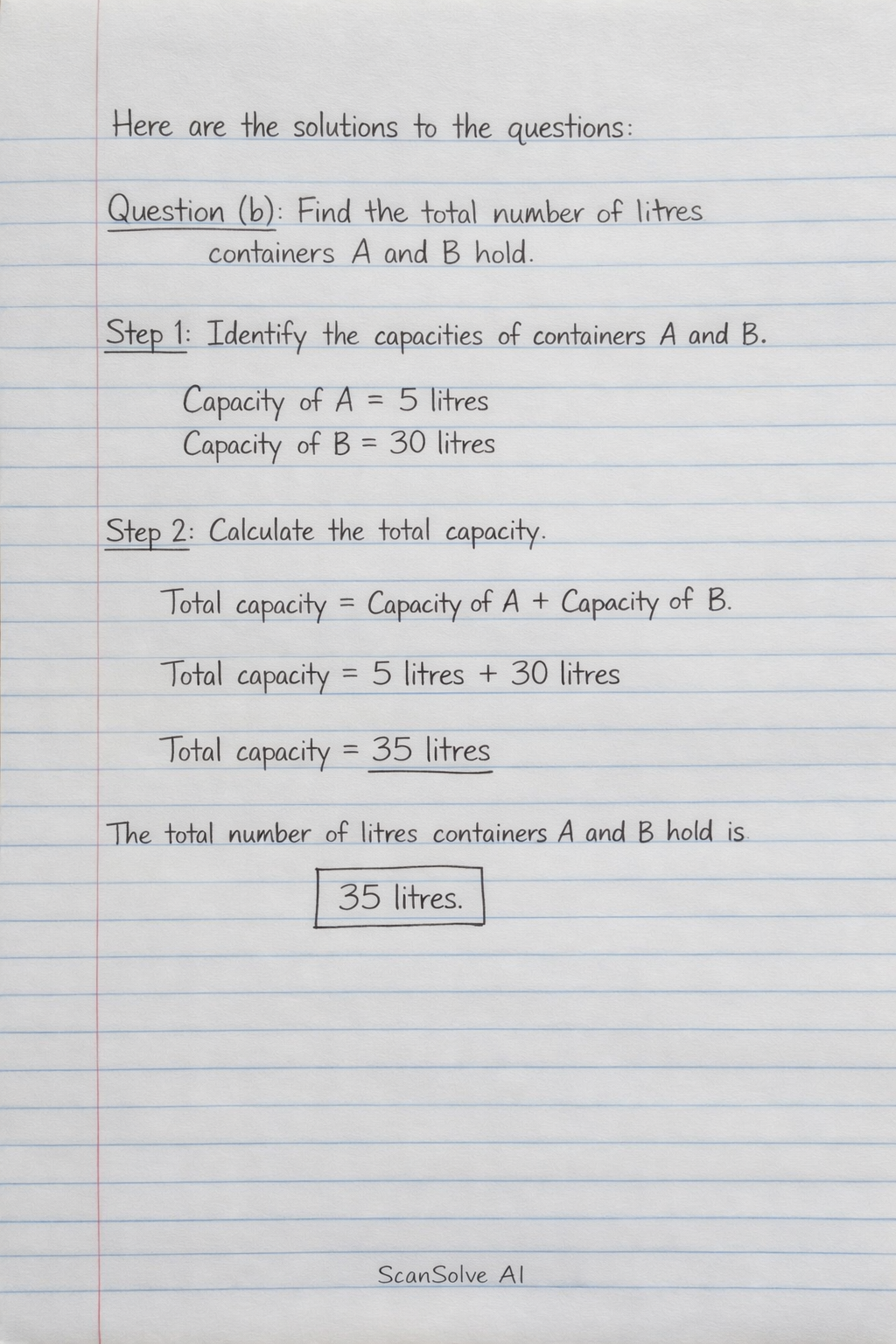 Handwritten step-by-step solution preview