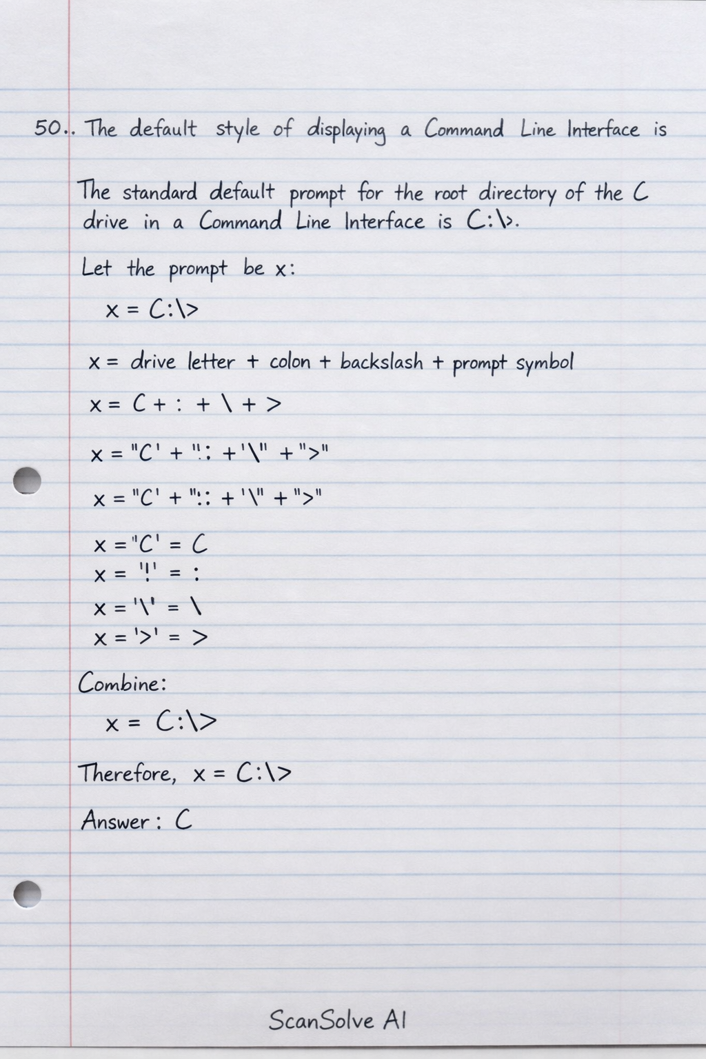 Handwritten step-by-step solution preview
