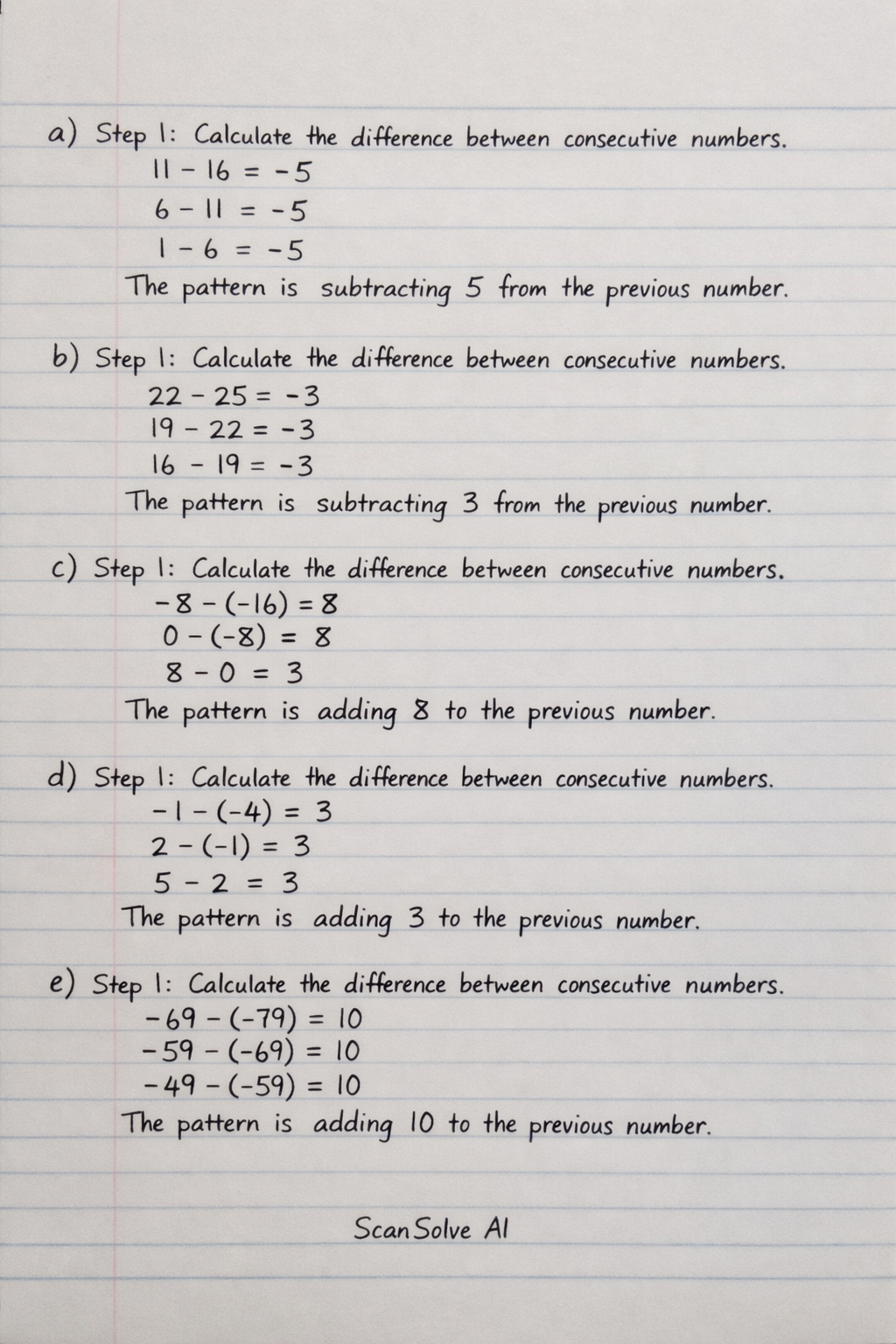 Handwritten step-by-step solution preview