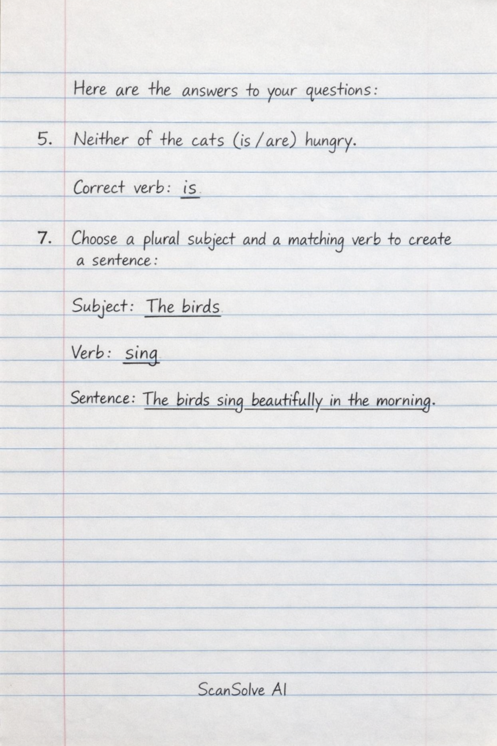 Handwritten step-by-step solution preview
