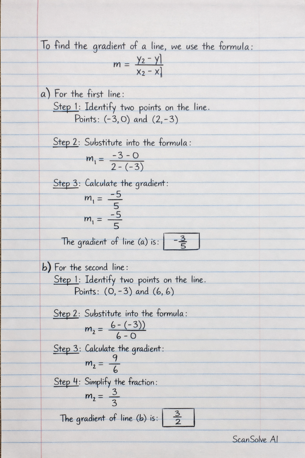 Handwritten step-by-step solution preview