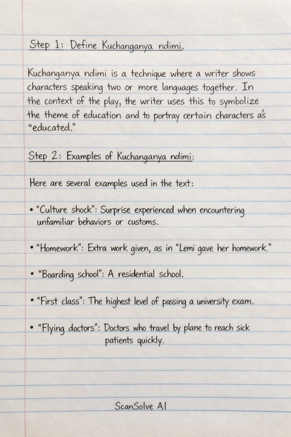 Handwritten step-by-step solution preview