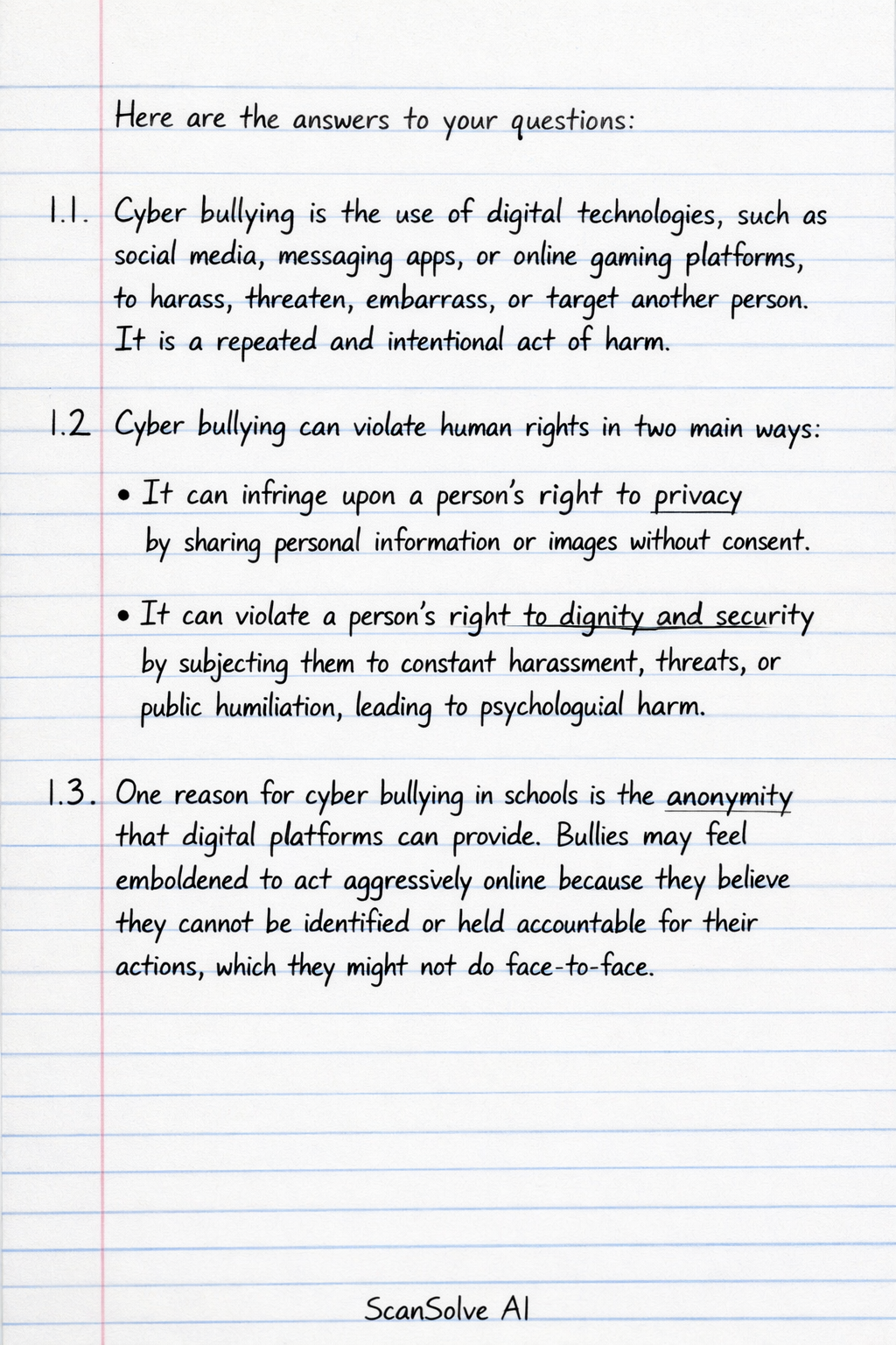 Handwritten step-by-step solution preview