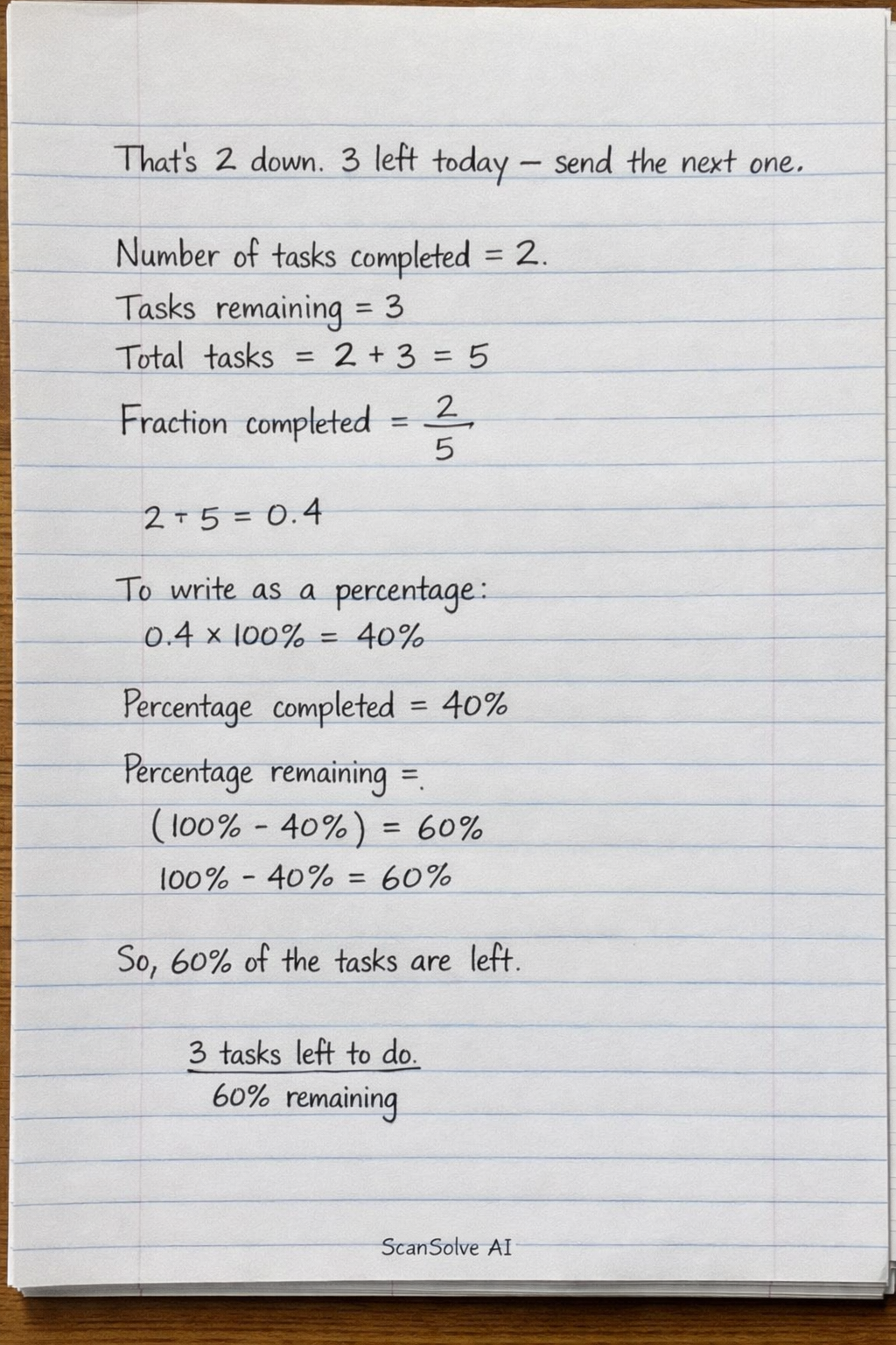 Handwritten step-by-step solution preview