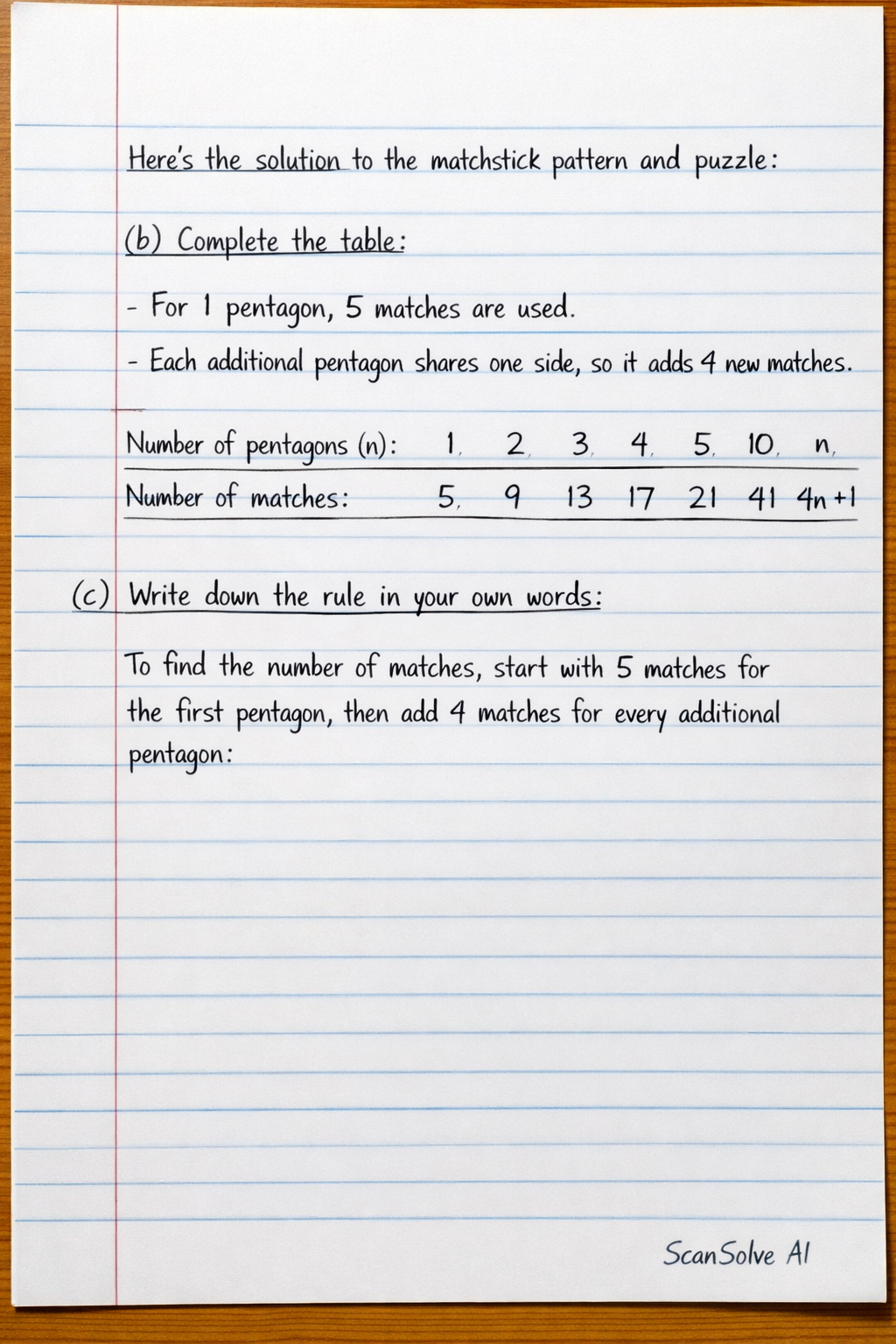 Handwritten step-by-step solution preview
