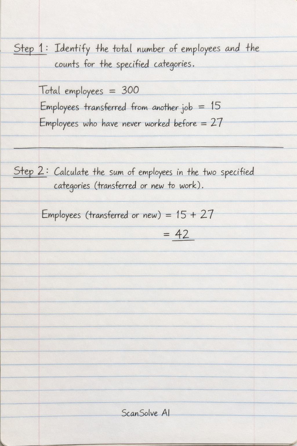 Handwritten step-by-step solution preview