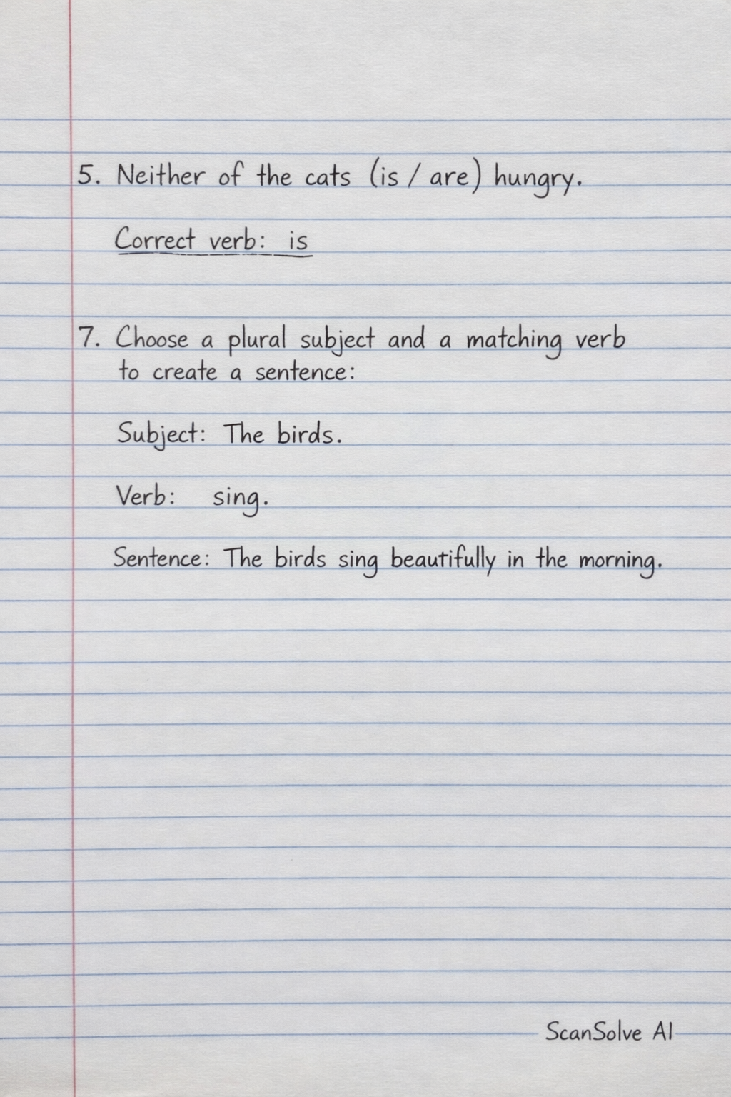 Handwritten step-by-step solution preview