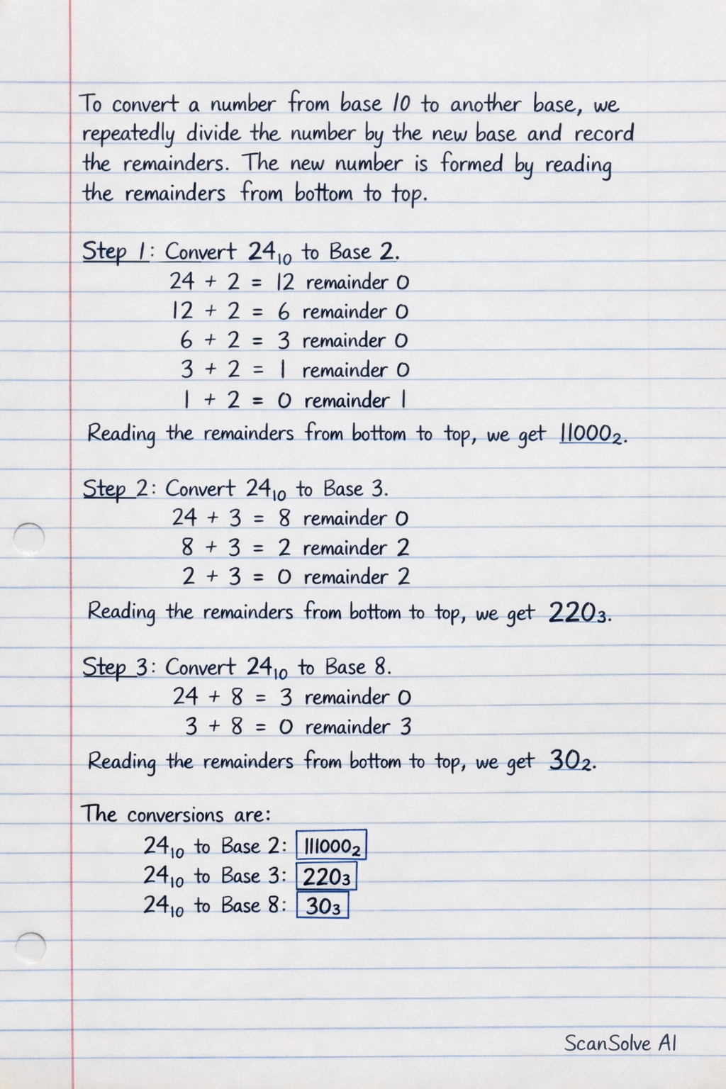 Handwritten step-by-step solution preview