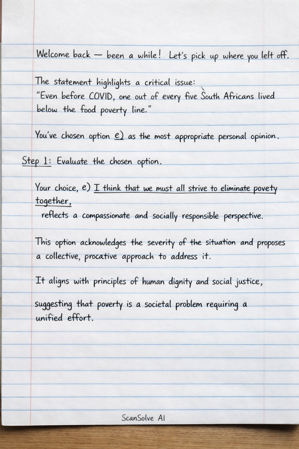 Handwritten step-by-step solution preview