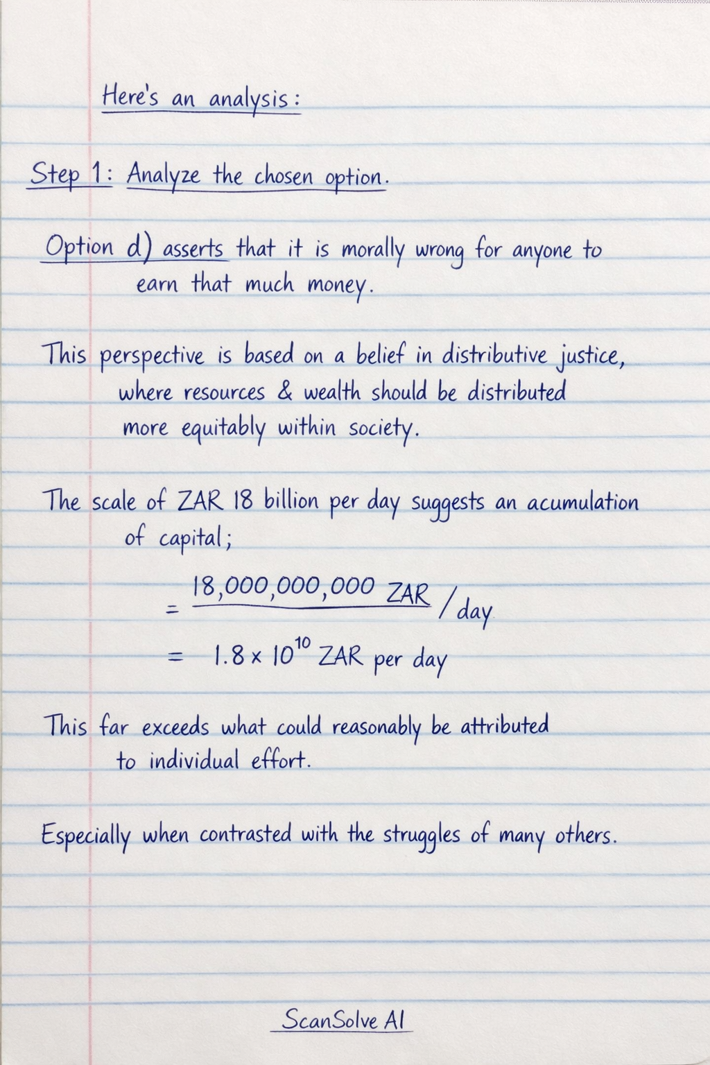 Handwritten step-by-step solution preview