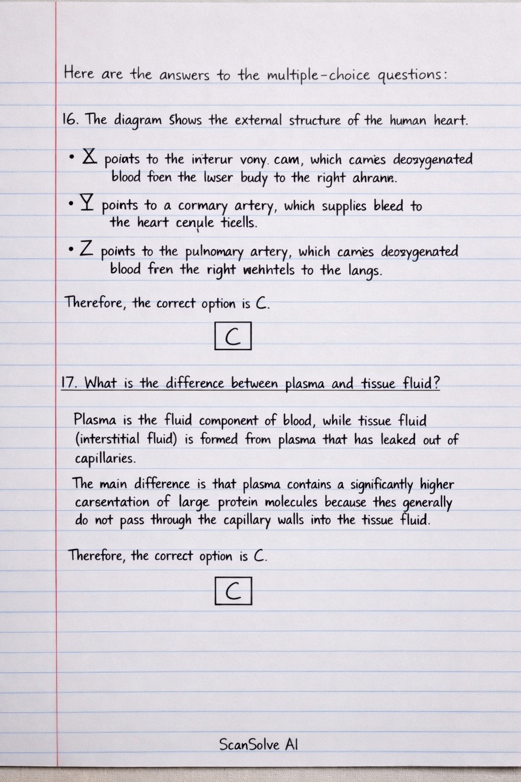 Handwritten step-by-step solution preview