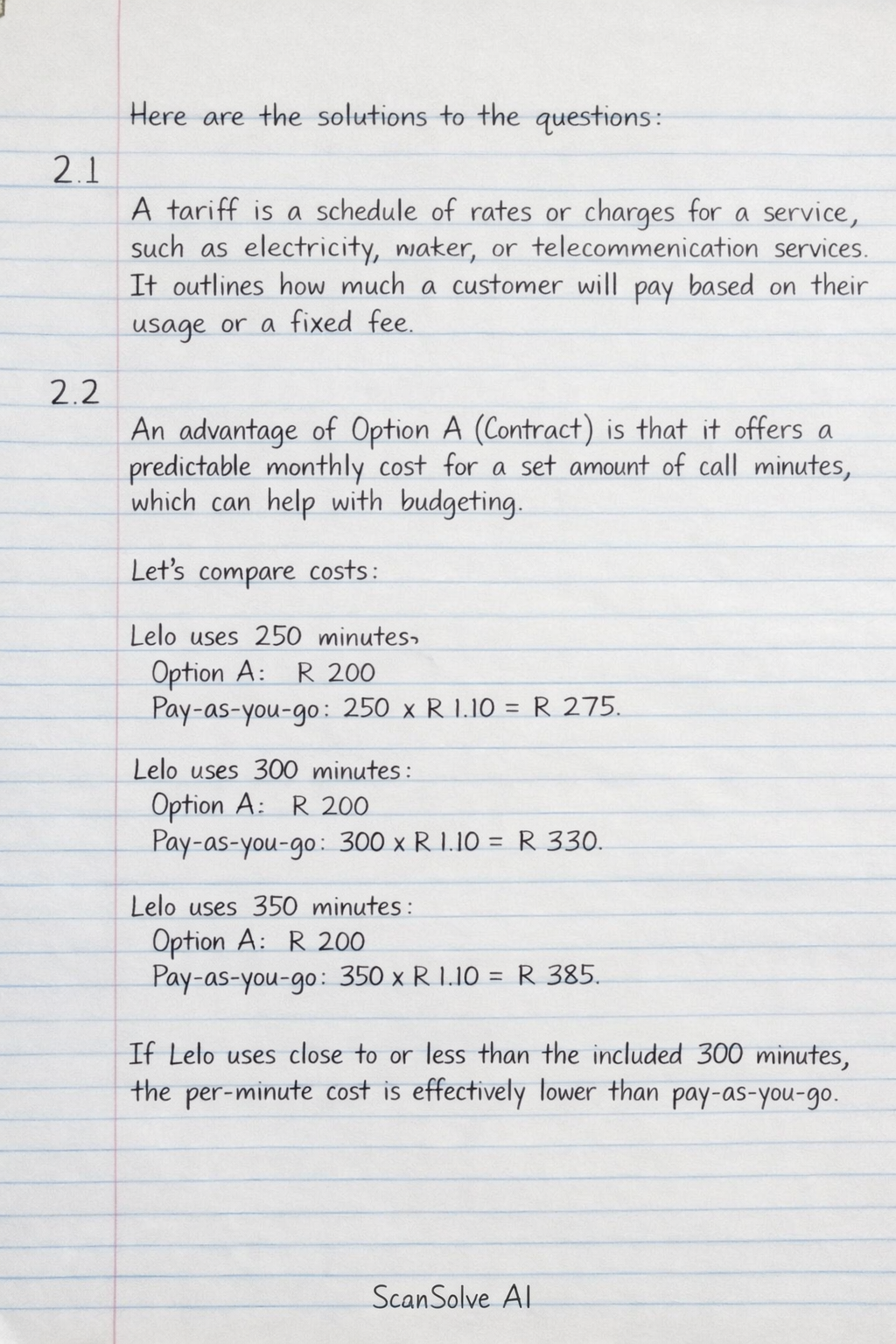 Handwritten step-by-step solution preview
