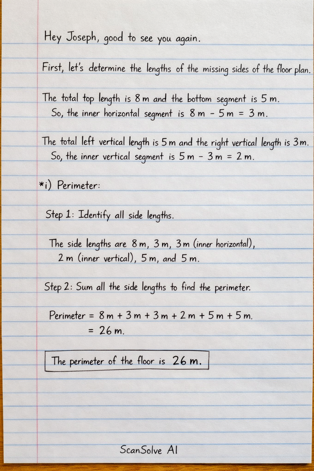 Handwritten step-by-step solution preview
