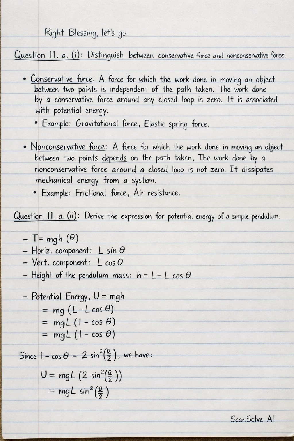 Handwritten step-by-step solution preview