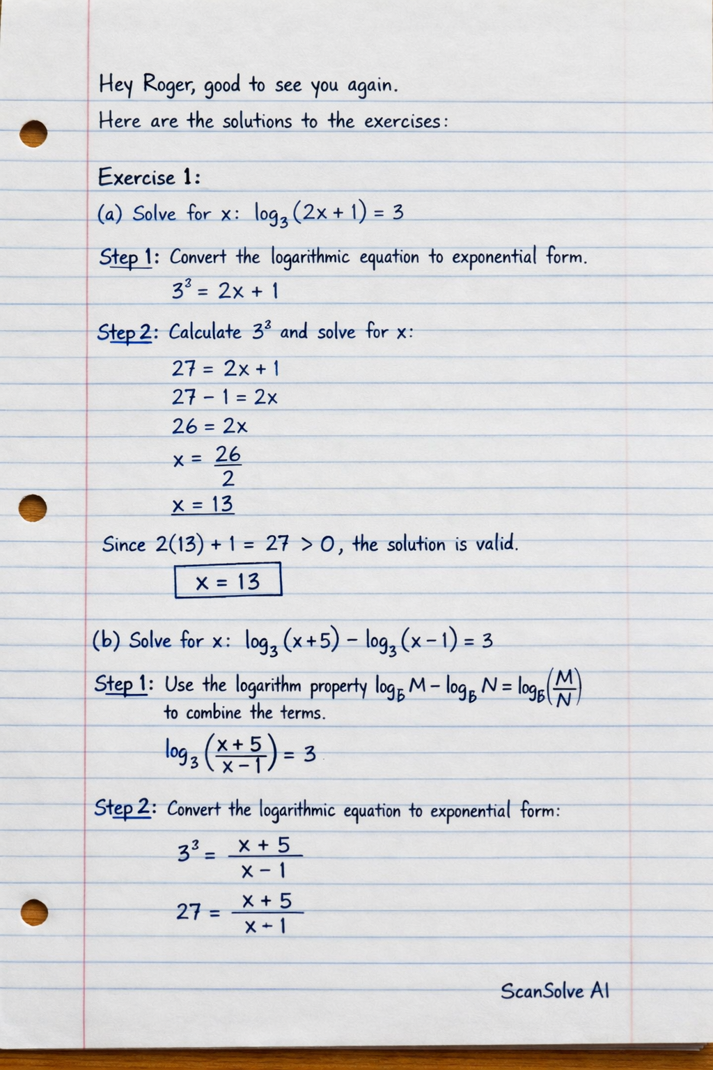 Handwritten step-by-step solution preview