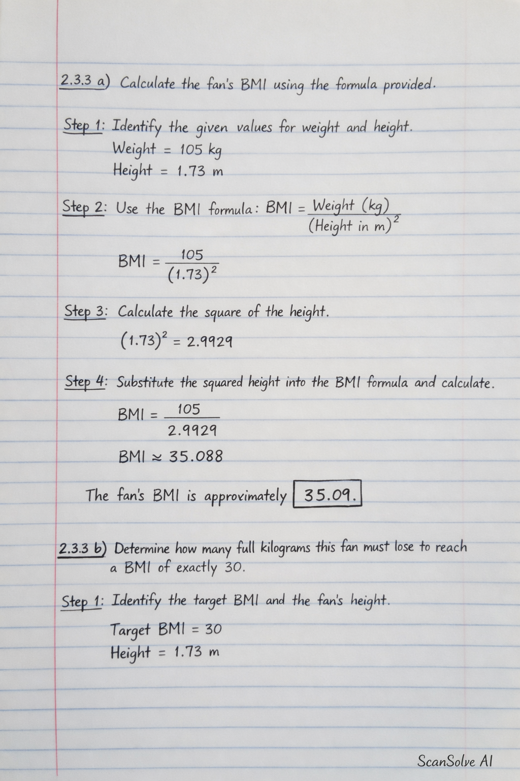 Handwritten step-by-step solution preview