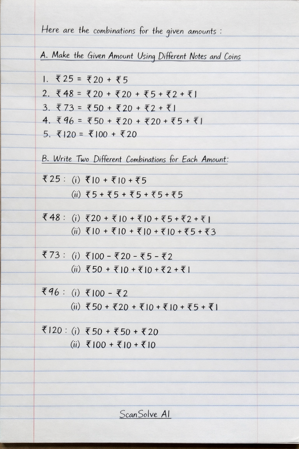 Handwritten step-by-step solution preview