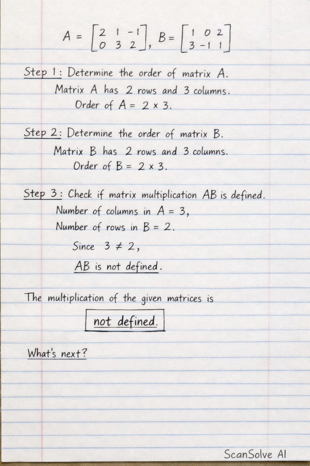 Handwritten step-by-step solution preview