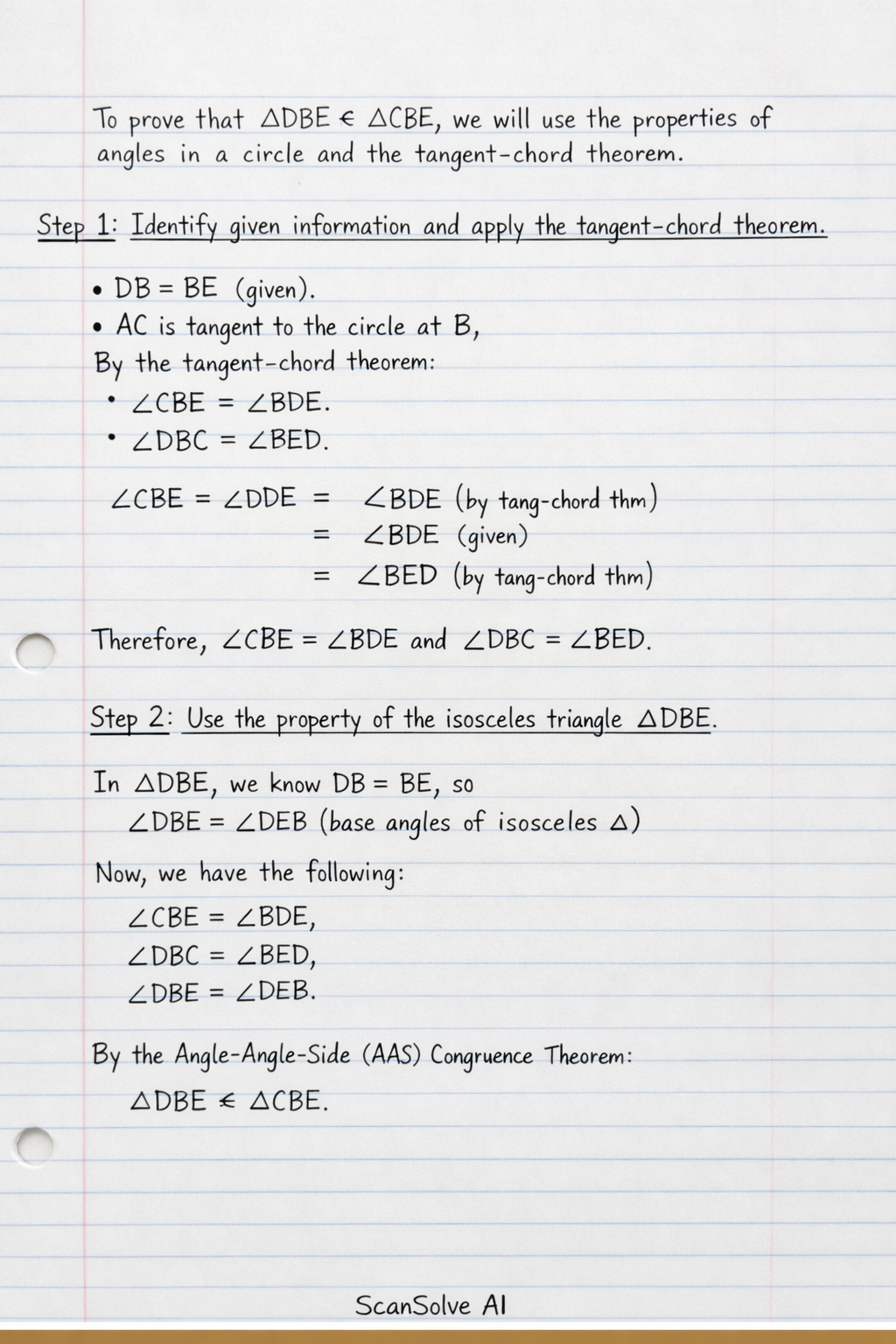 Handwritten step-by-step solution preview