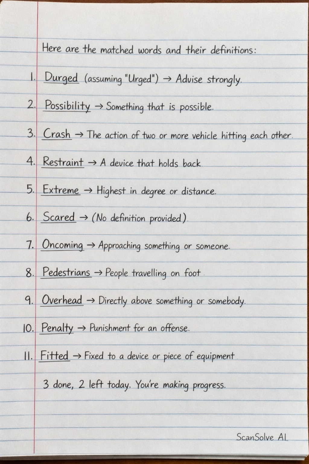 Handwritten step-by-step solution preview