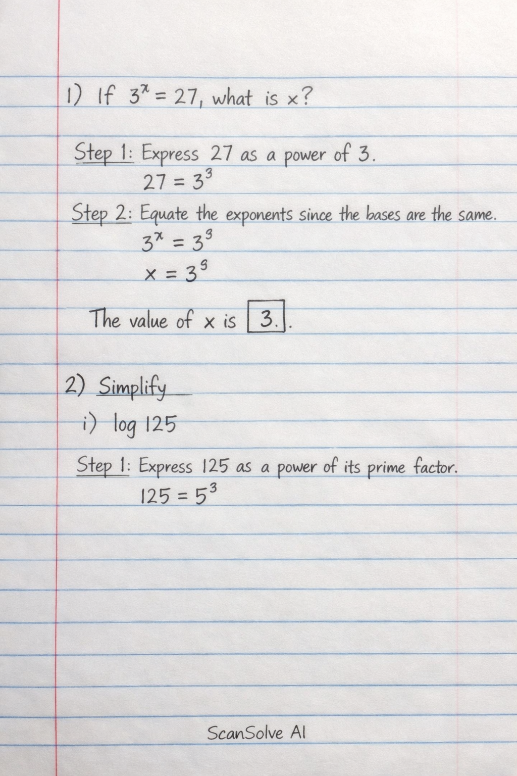 Handwritten step-by-step solution preview