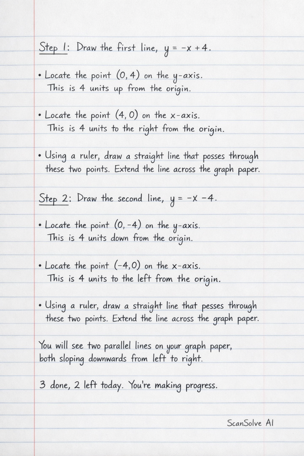 Handwritten step-by-step solution preview