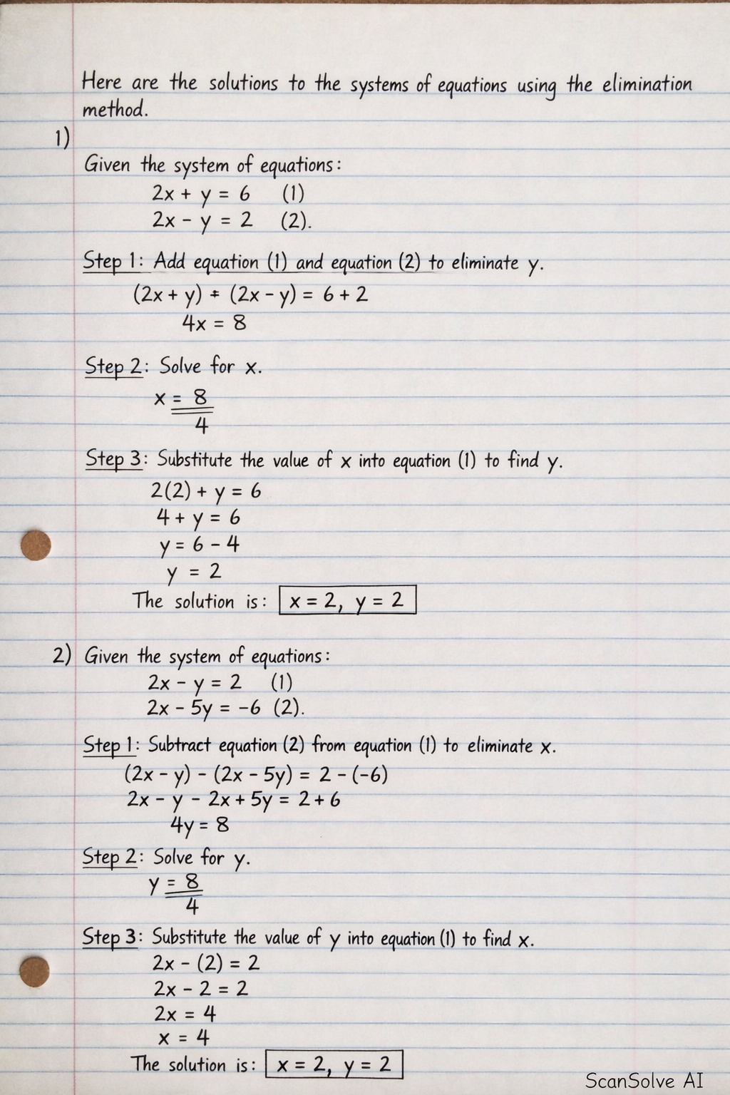Handwritten step-by-step solution preview