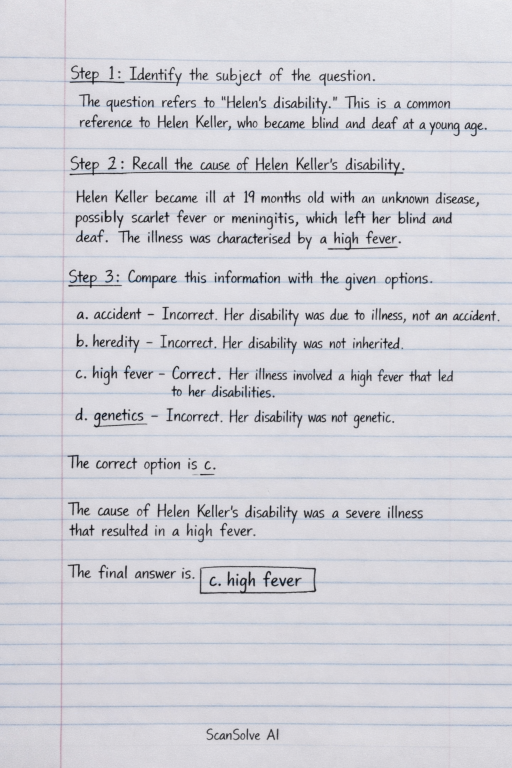 Handwritten step-by-step solution preview