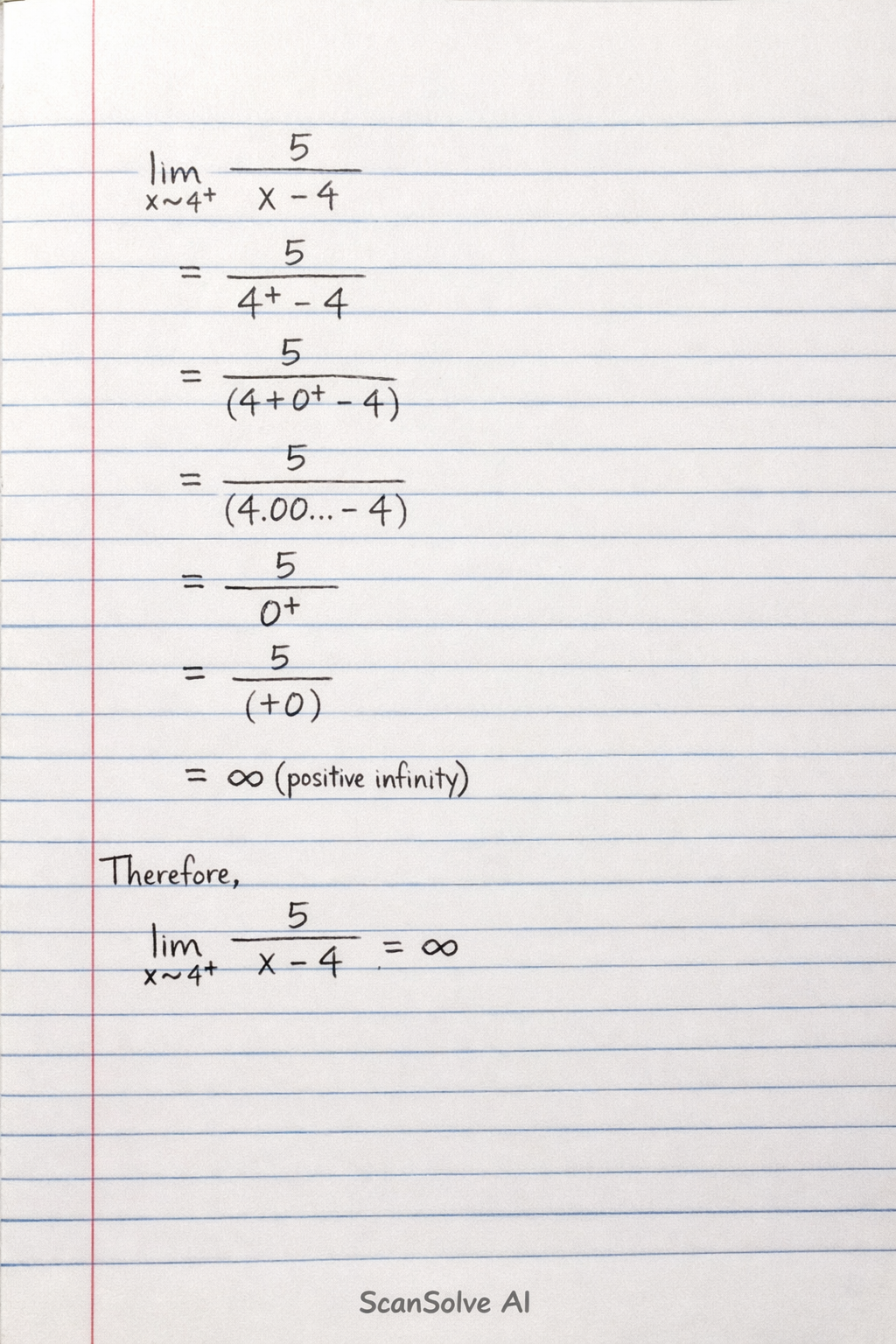 Handwritten step-by-step solution preview