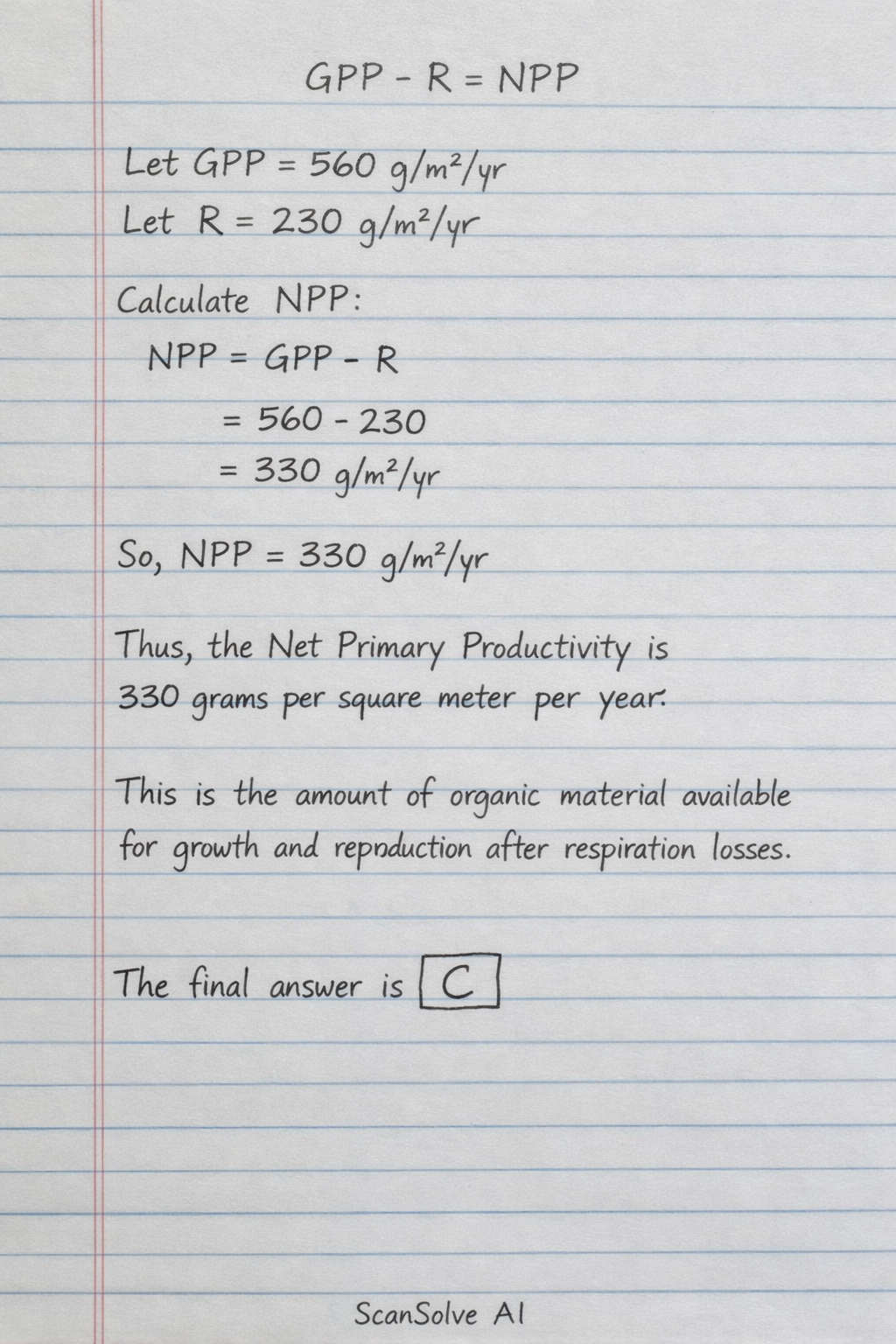 Handwritten step-by-step solution preview