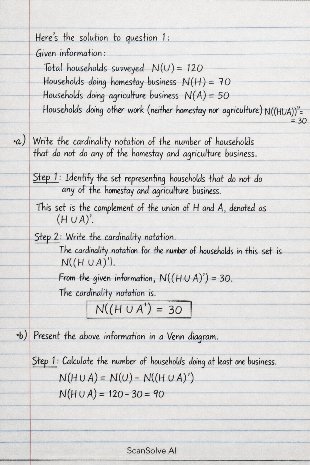 Handwritten step-by-step solution preview