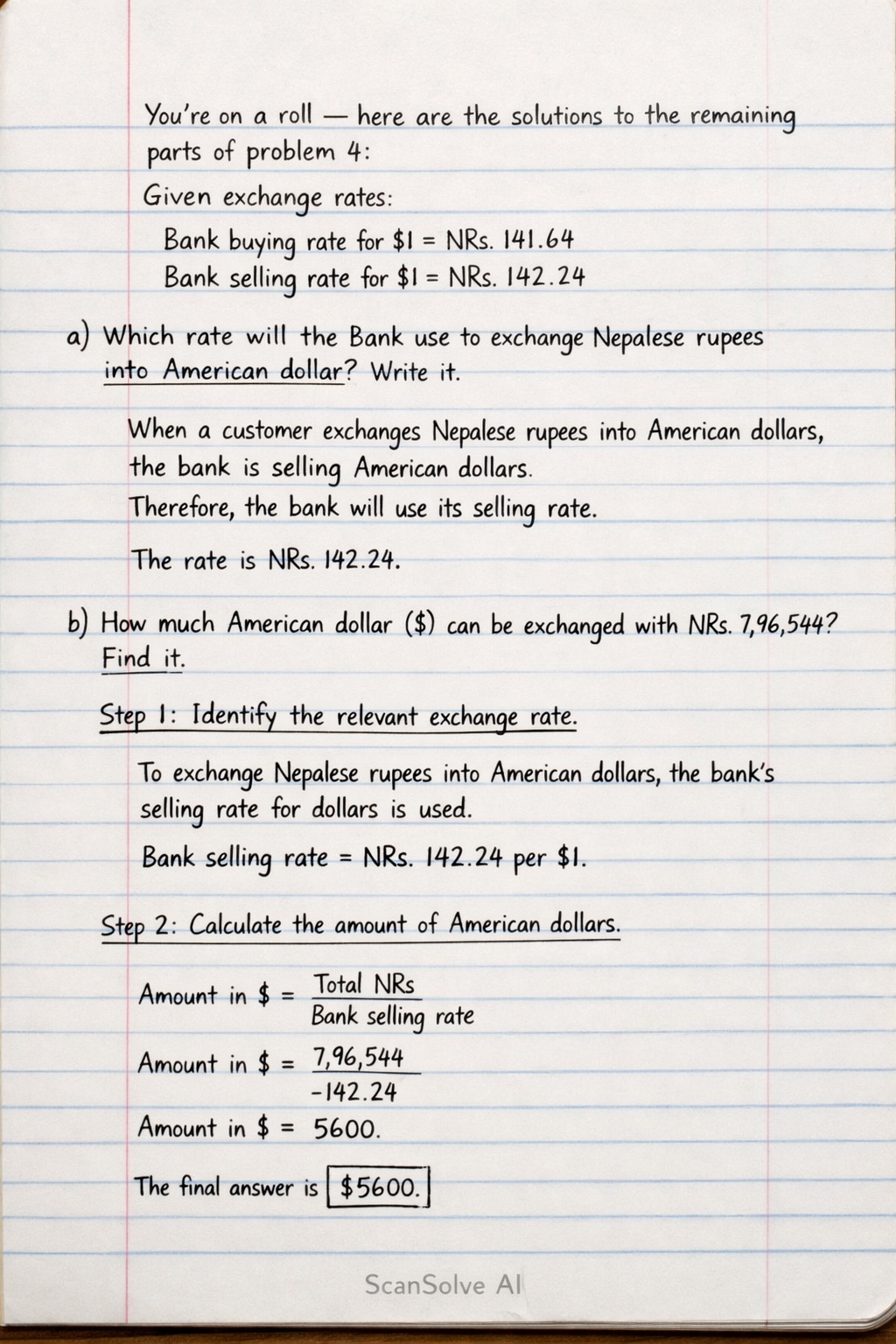 Handwritten step-by-step solution preview