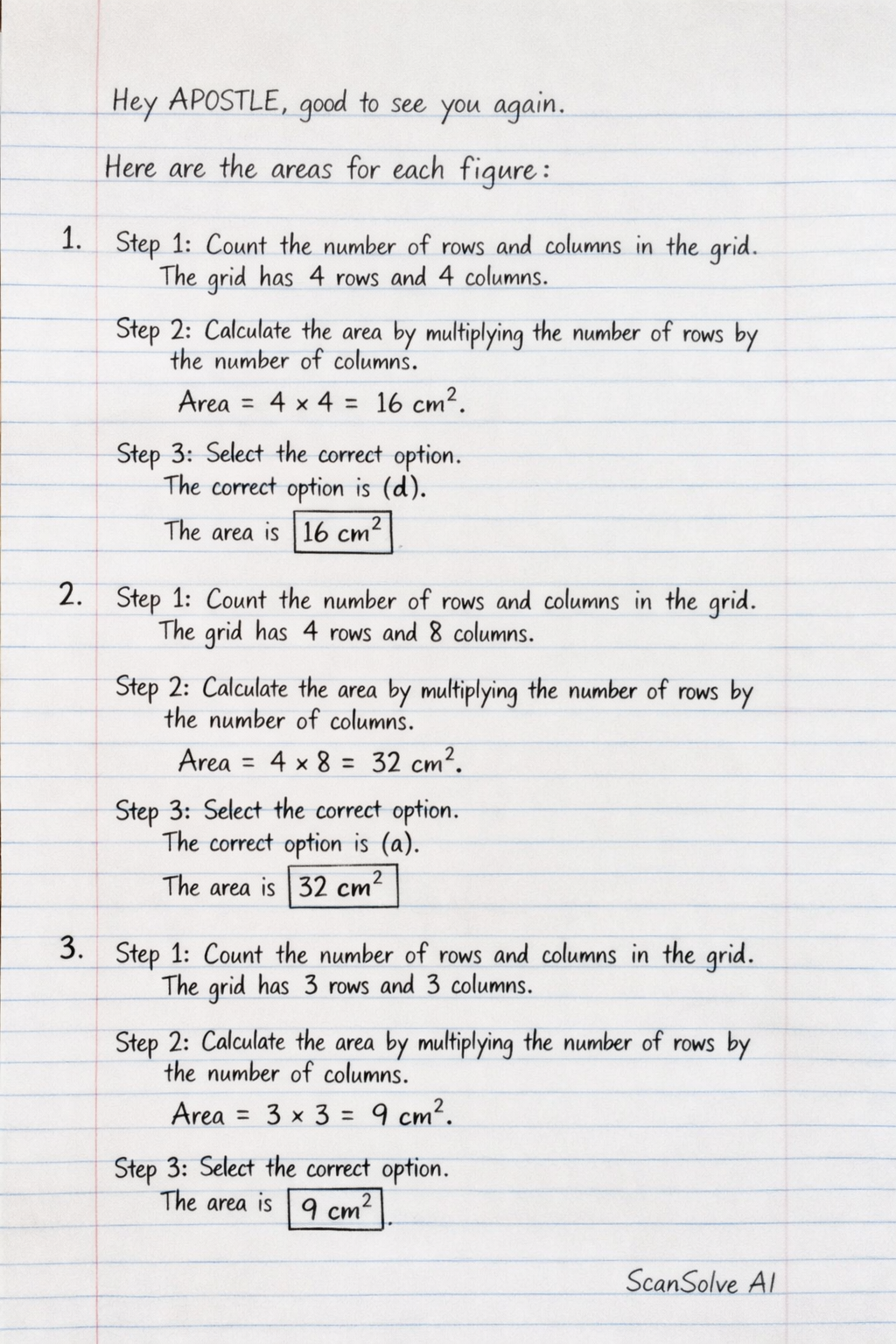 Handwritten step-by-step solution preview