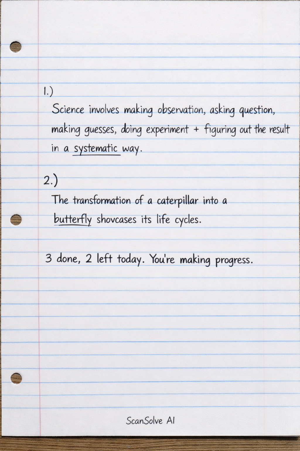 Handwritten step-by-step solution preview