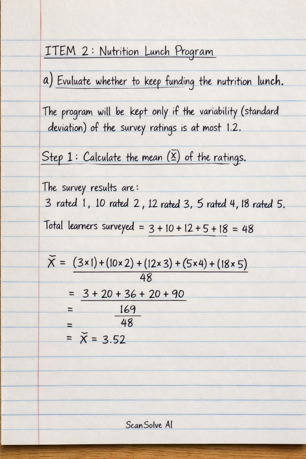 Handwritten step-by-step solution preview