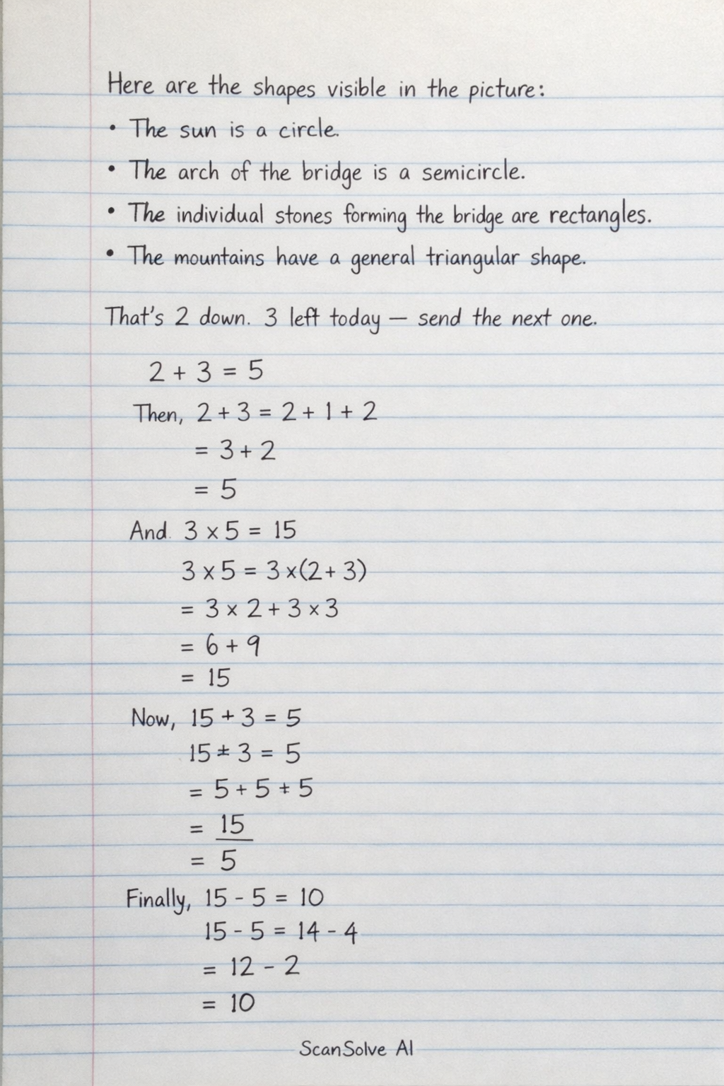 Handwritten step-by-step solution preview