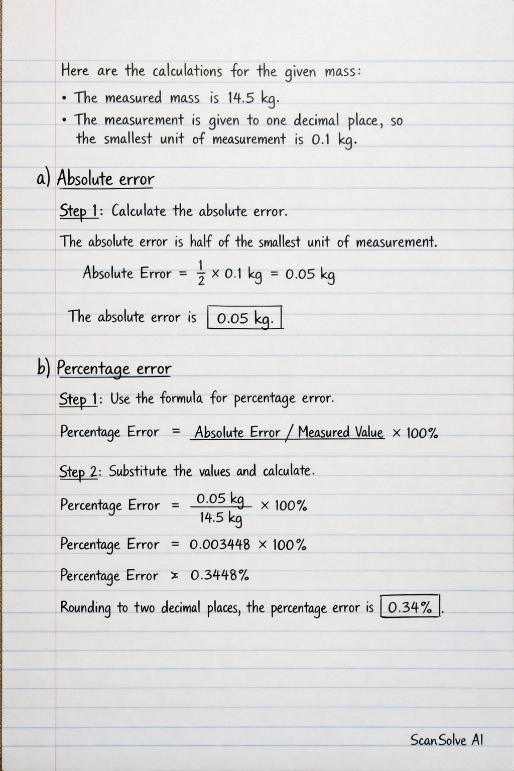 Handwritten step-by-step solution preview
