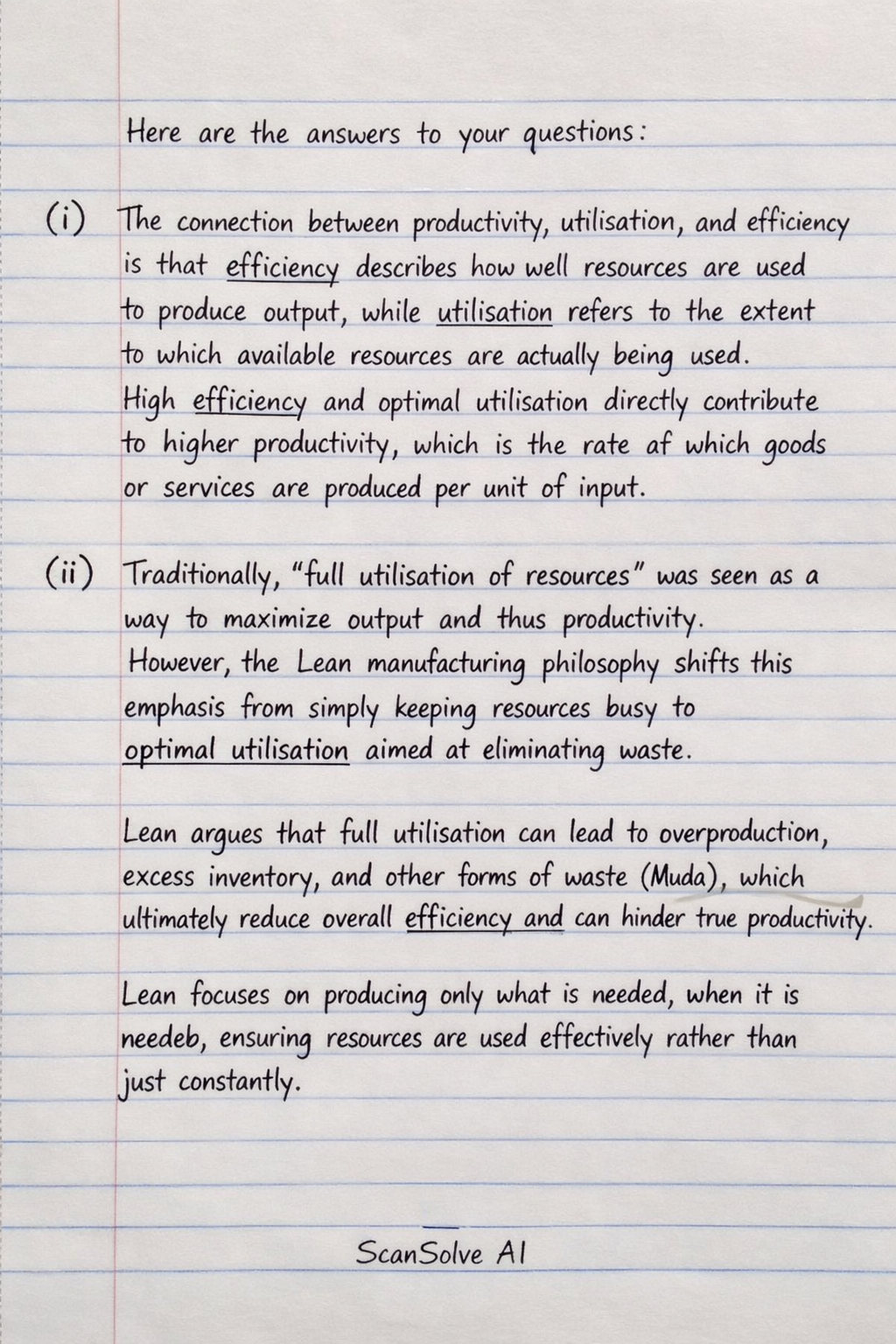 Handwritten step-by-step solution preview