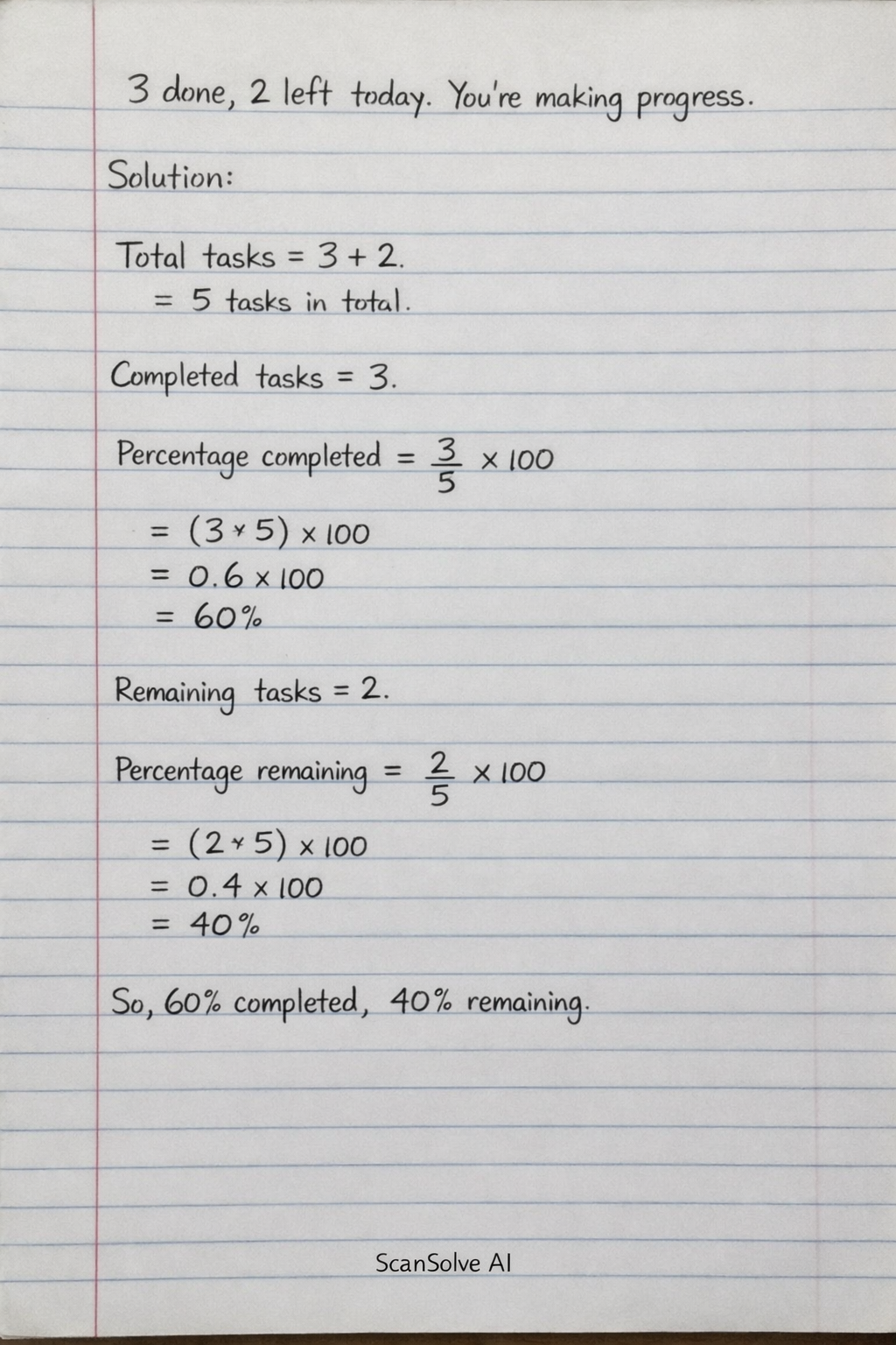 Handwritten step-by-step solution preview