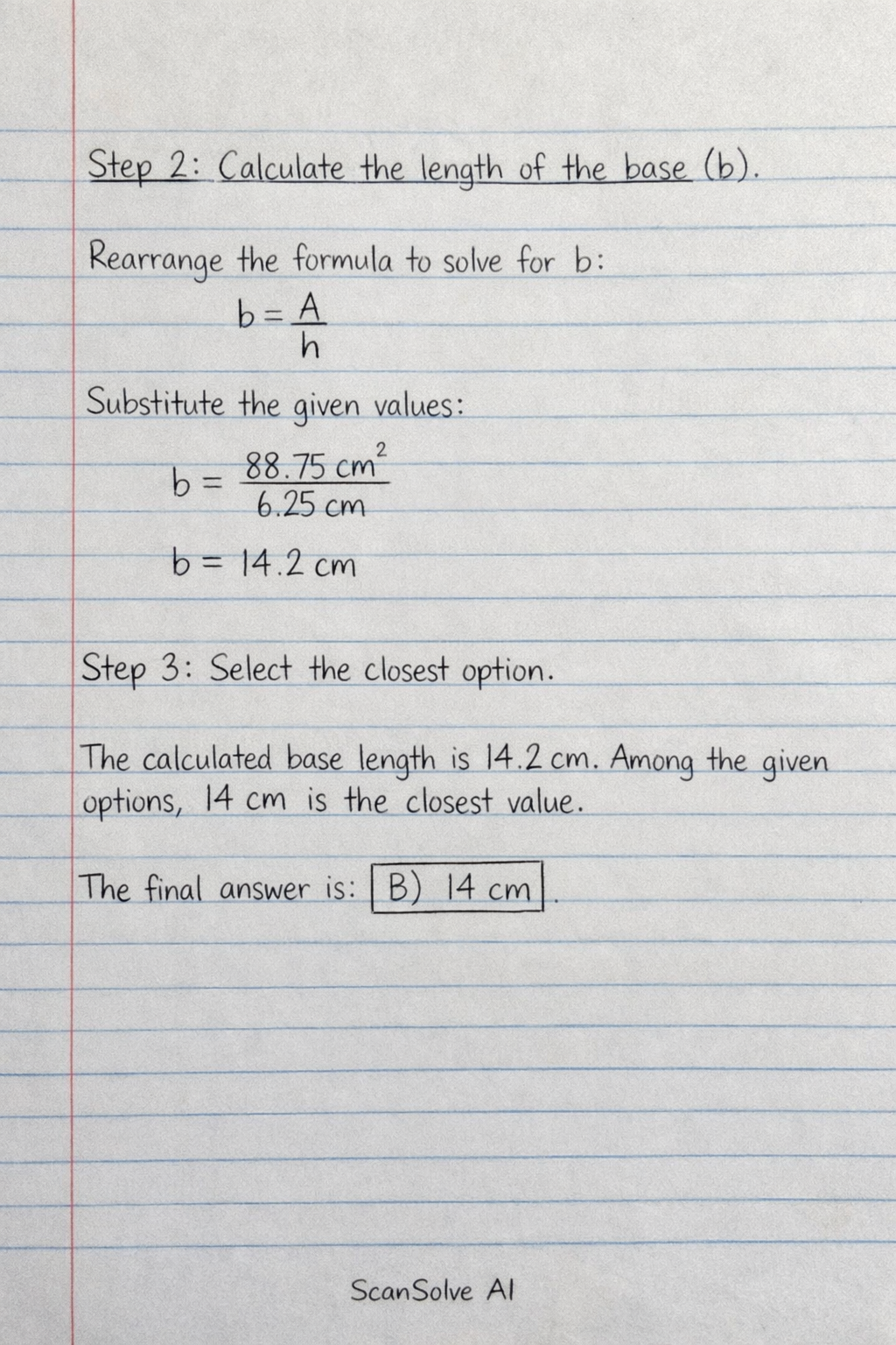 Handwritten step-by-step solution preview