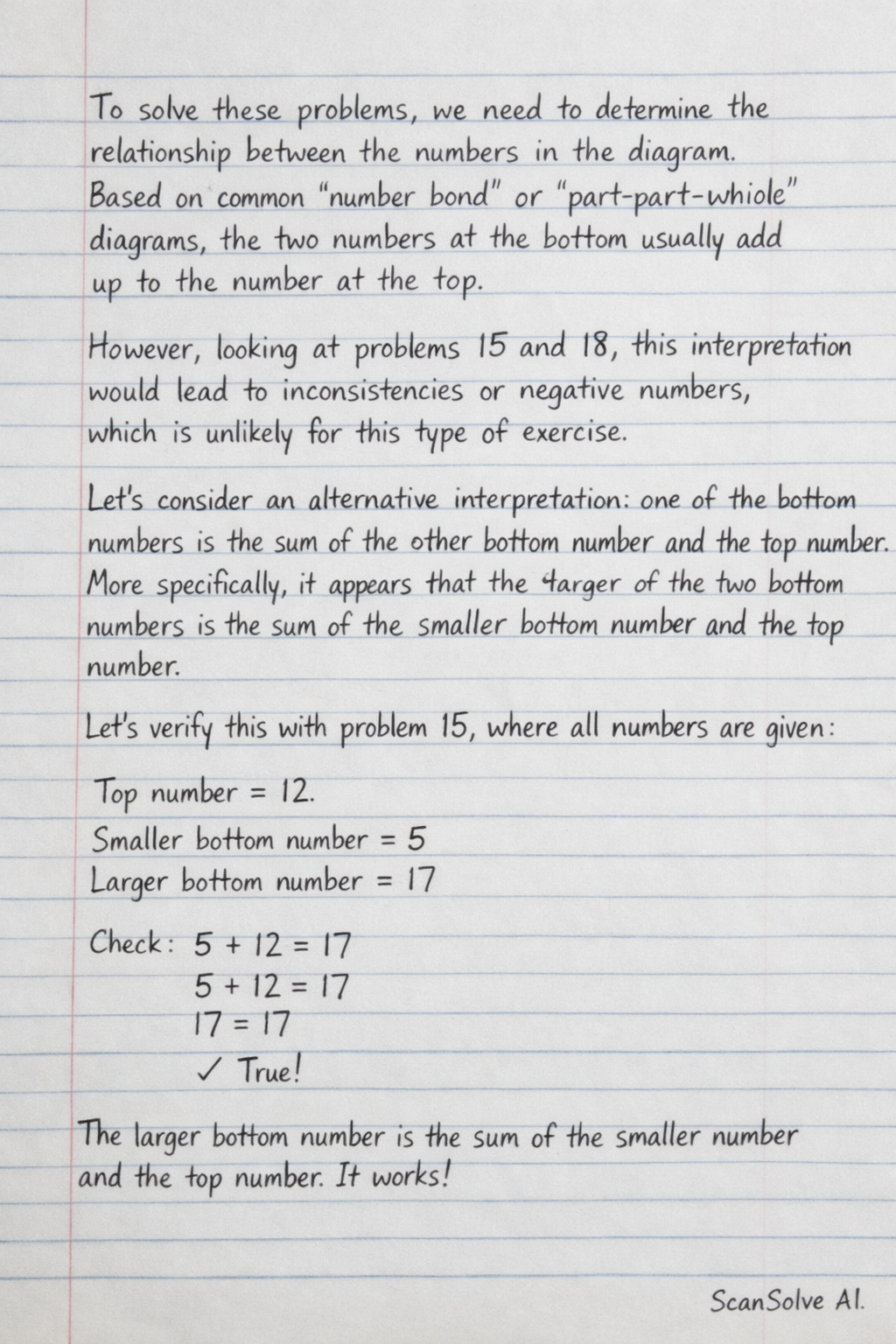 Handwritten step-by-step solution preview