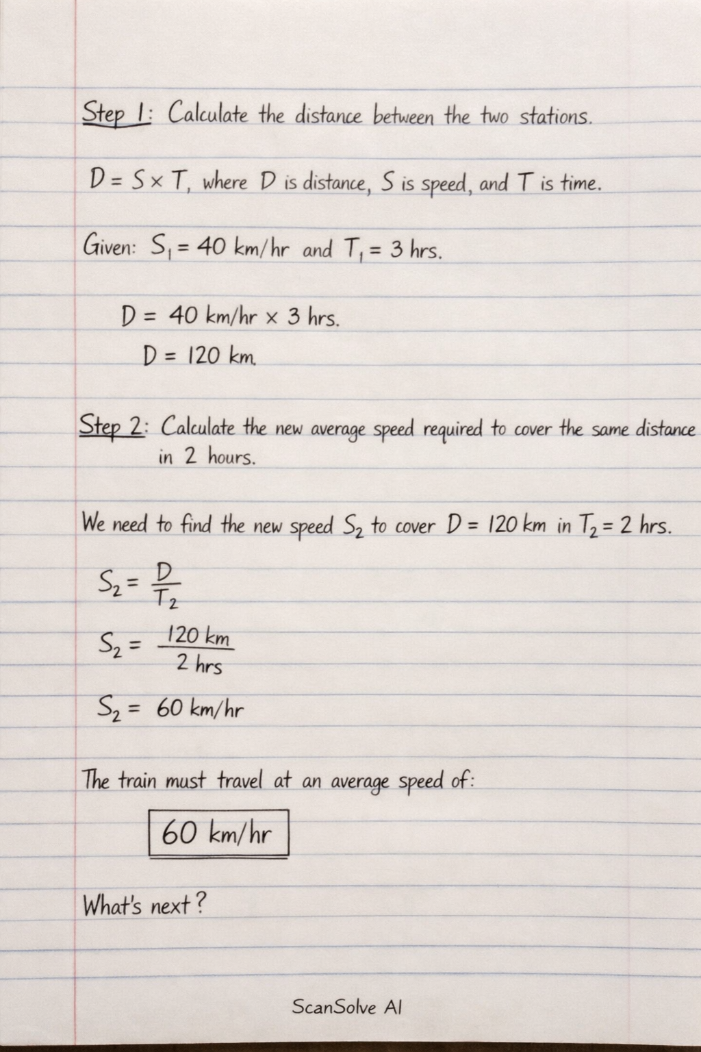 Handwritten step-by-step solution preview