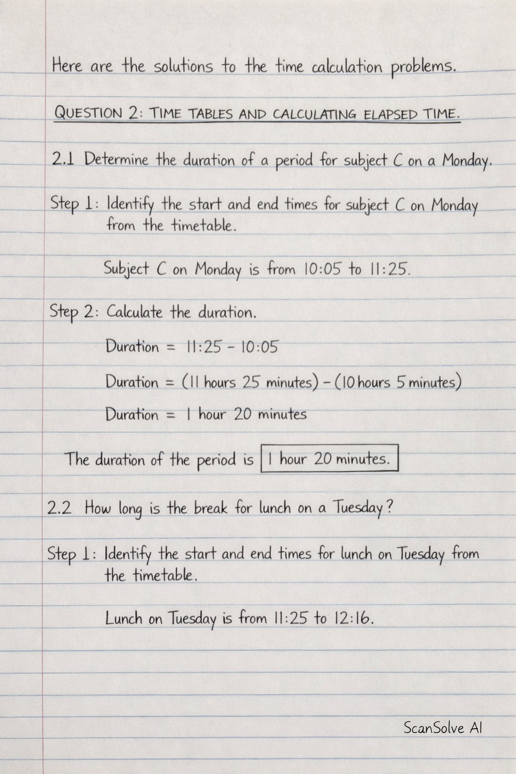 Handwritten step-by-step solution preview