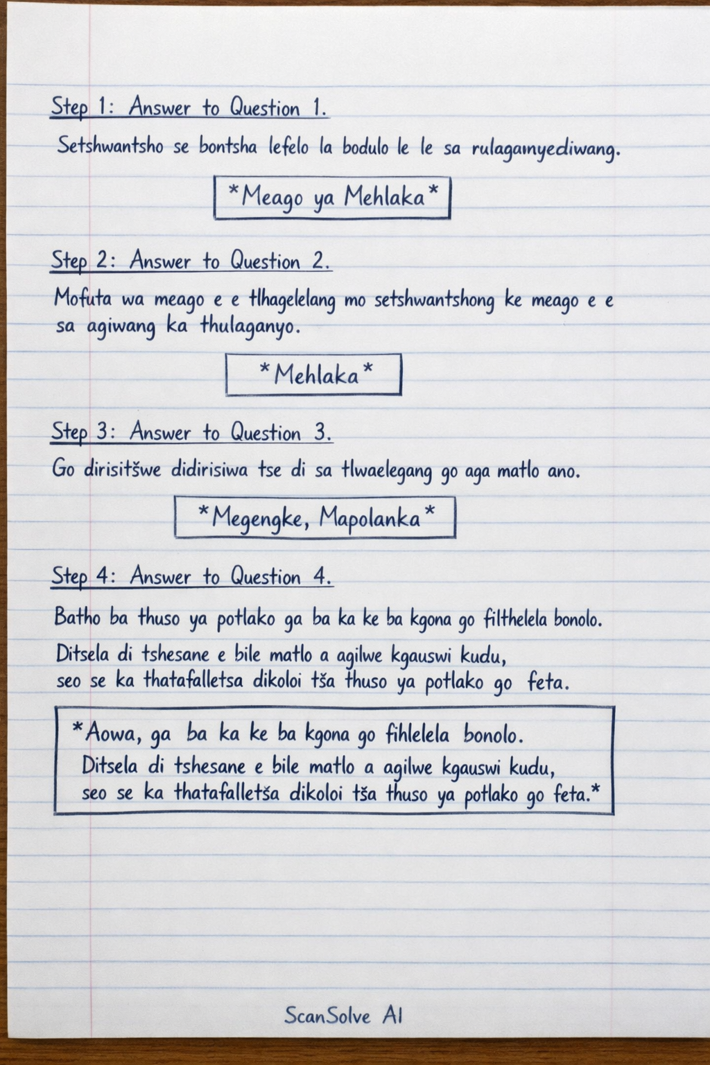 Handwritten step-by-step solution preview