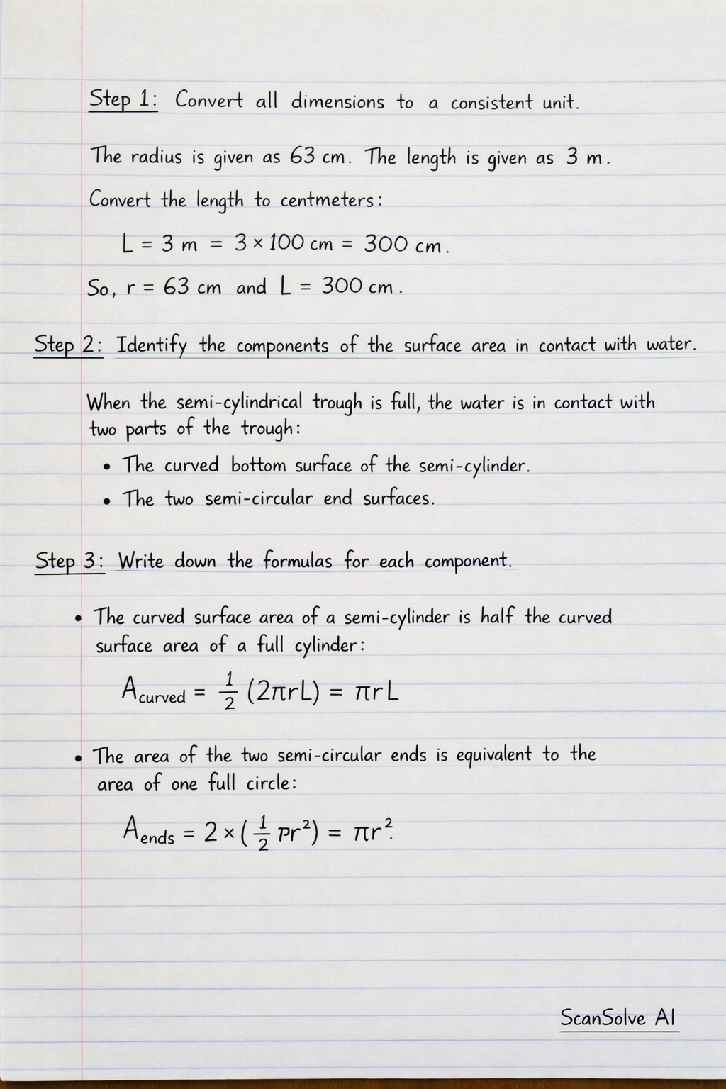 Handwritten step-by-step solution preview