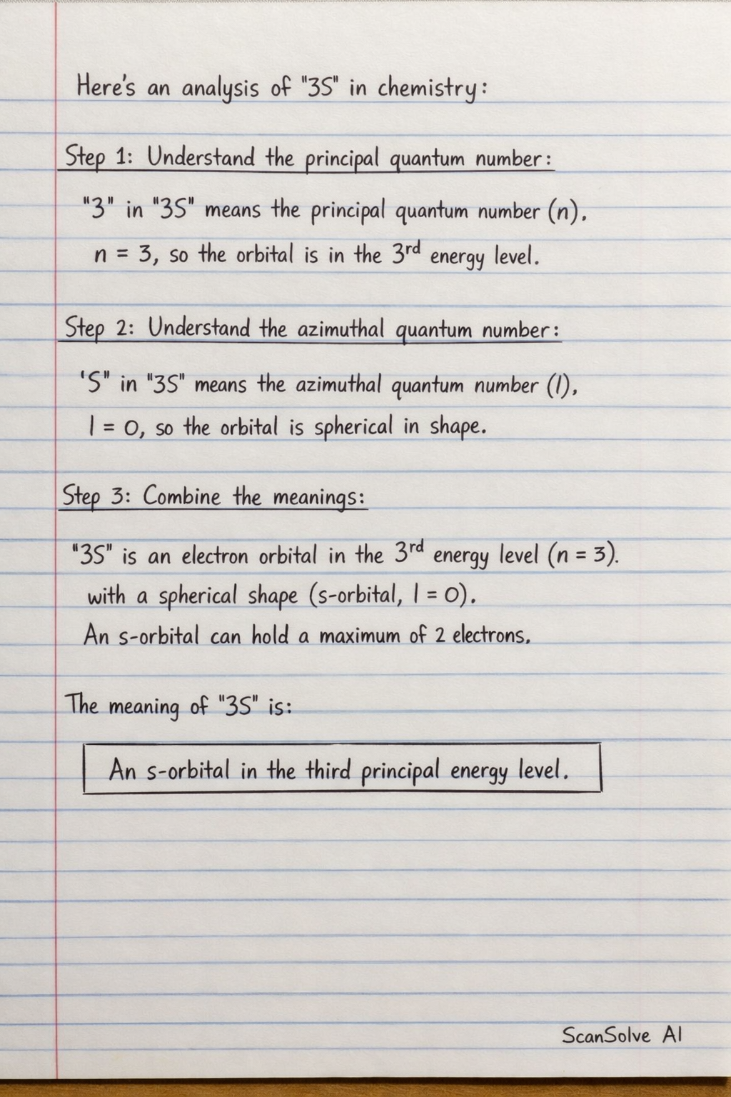 Handwritten step-by-step solution preview