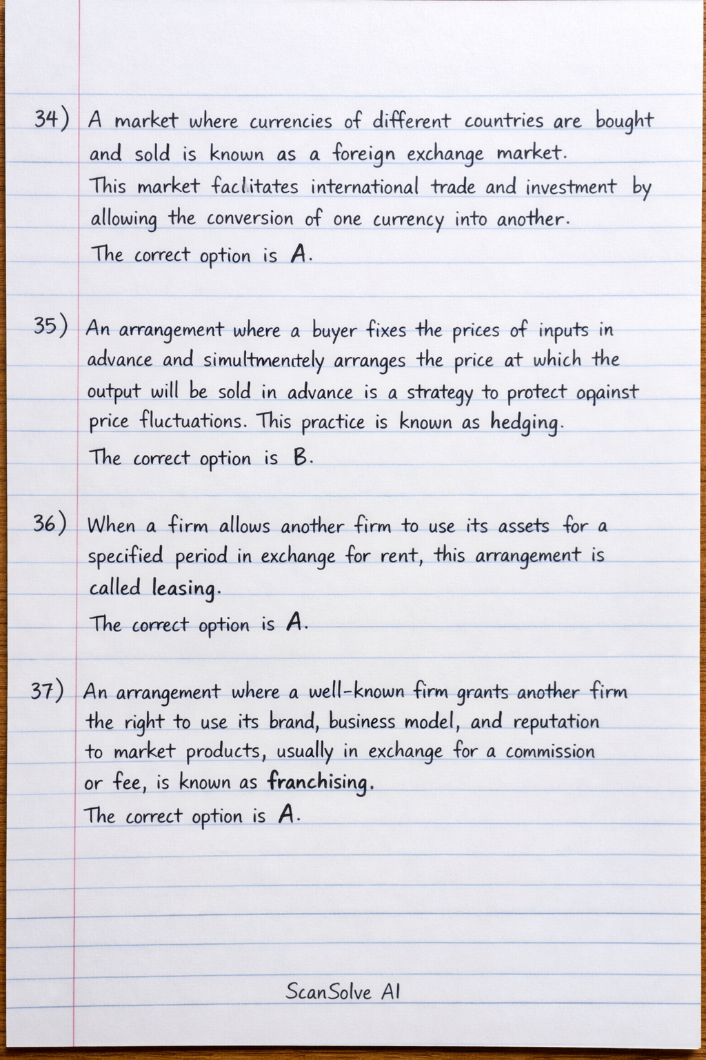 Handwritten step-by-step solution preview