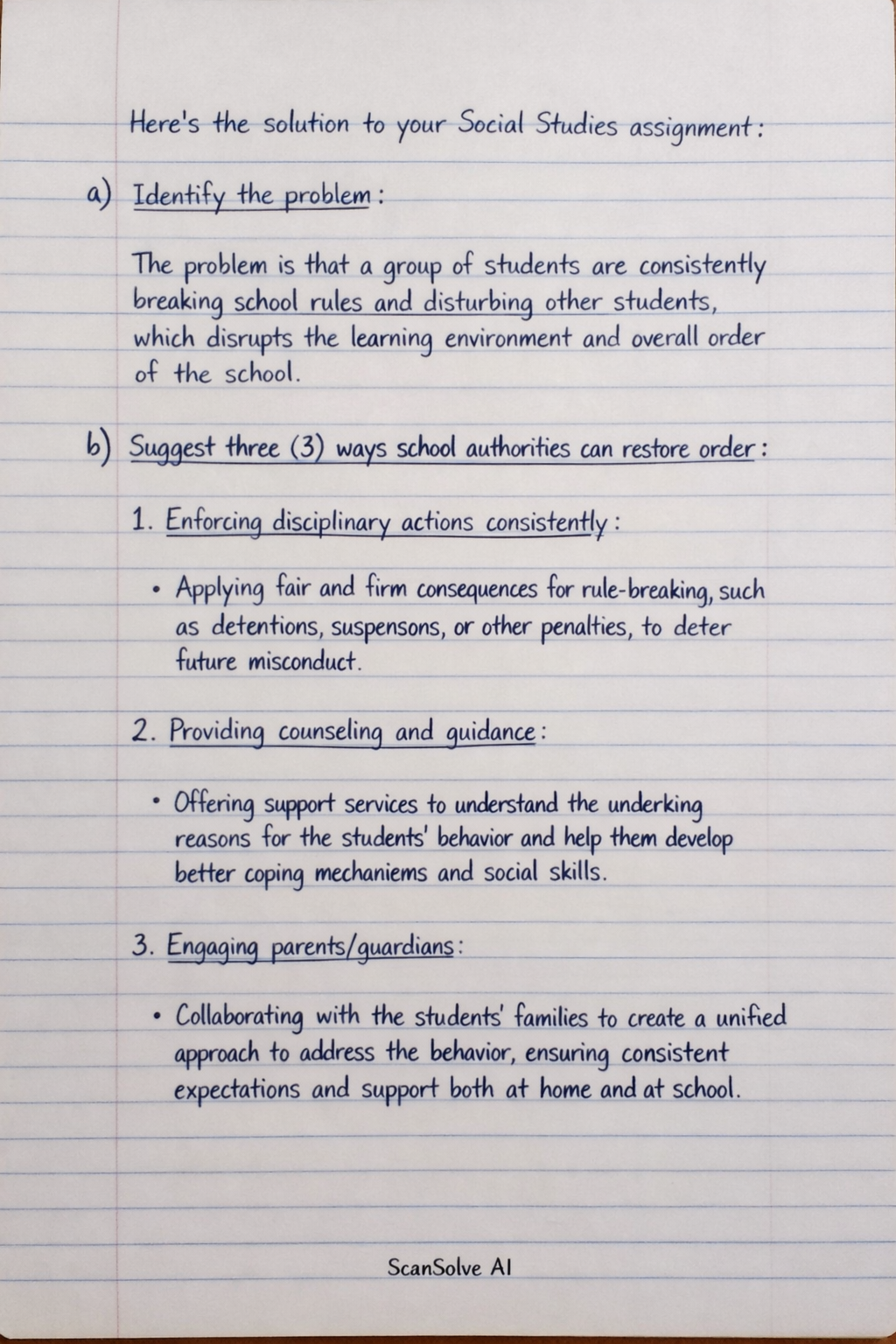 Handwritten step-by-step solution preview